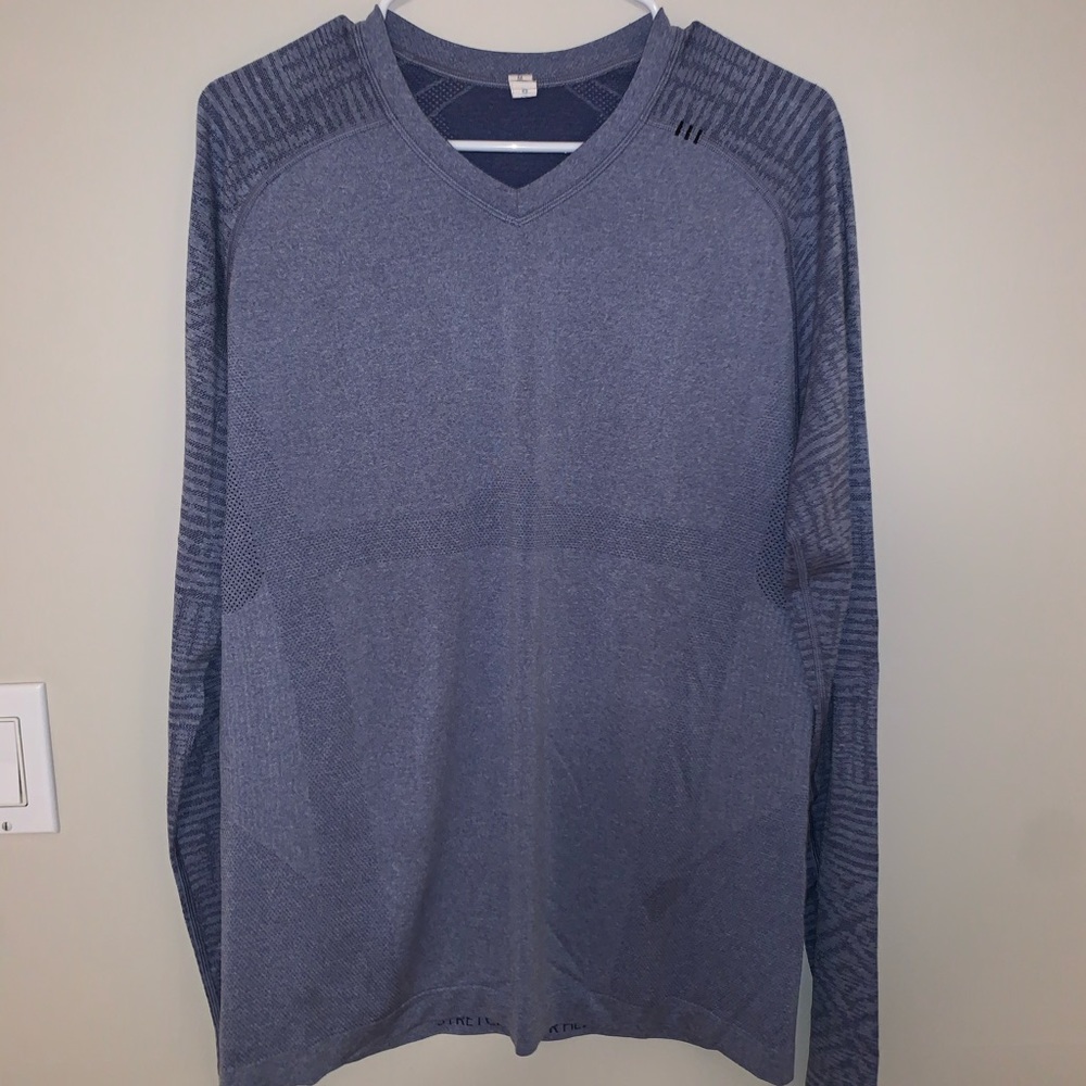 Men’s Lululemon Medium Long Sleeve Shirt Blue